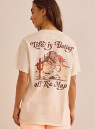 Life is Better Off the Map Oversized Tee - AS Kids
