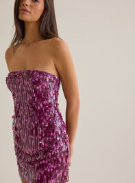 Madi Sequin Mini Dress Detail 2 - AS Kids