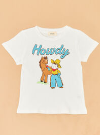 Howdy Cowboy Graphic Tee Detail 2 - ALTAR'D STATE KIDS