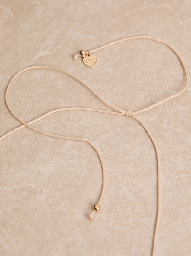 Blythe Long Wooden and Gold Statement Necklace Detail 3 - AS Kids