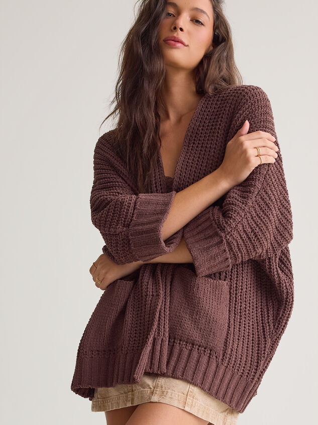 Olivia Chenille Open Front Cardigan - AS Kids