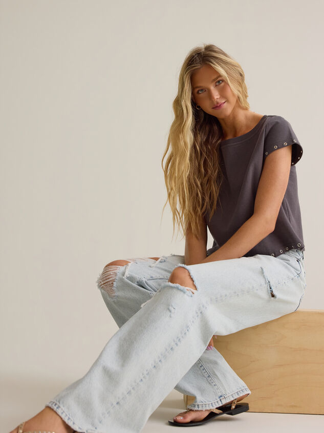 Miranda Distressed Jeans Detail 2 - AS Kids