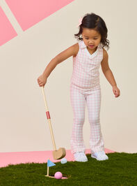 Lena Gingham Flare Leggings - ALTAR'D STATE KIDS