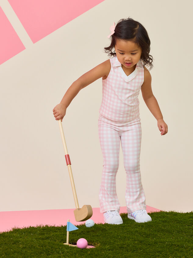 Lena Gingham Flare Leggings - ALTAR'D STATE KIDS