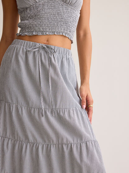 Betty Gingham Maxi Skirt - AS Kids