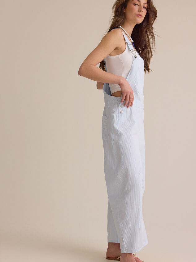 Sawyer Striped Barrel Overalls Detail 5 - ALTAR'D STATE KIDS