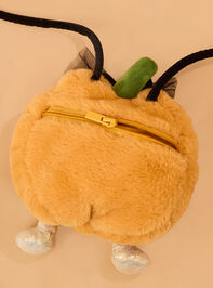 Little Pumpkin Plushie Purse Detail 4 - AS Kids