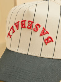 Baseball Striped Trucker Hat Detail 2 - ALTAR'D STATE KIDS