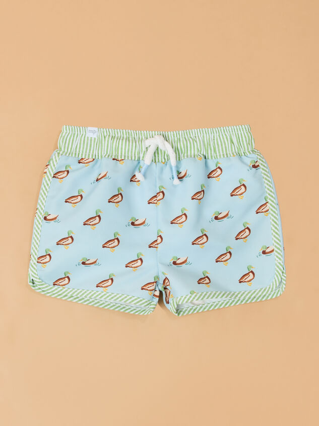 Dexter Duck Swim Trunks by Mudpie - AS Kids