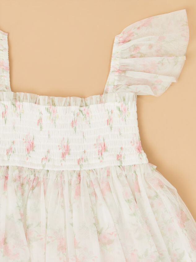 Floral Lucy Tulle Dress Detail 2 - ALTAR'D STATE KIDS
