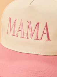 Mama Embroidered Trucker Hat Detail 2 - AS Kids