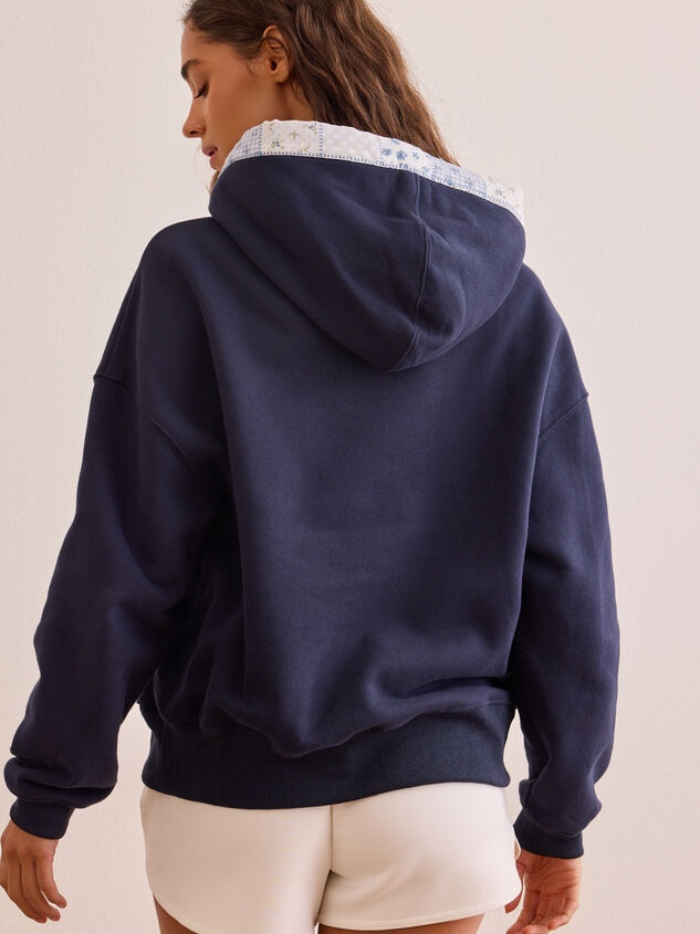 Recovery Floral Patchwork Hoodie Detail 4 - AS Kids