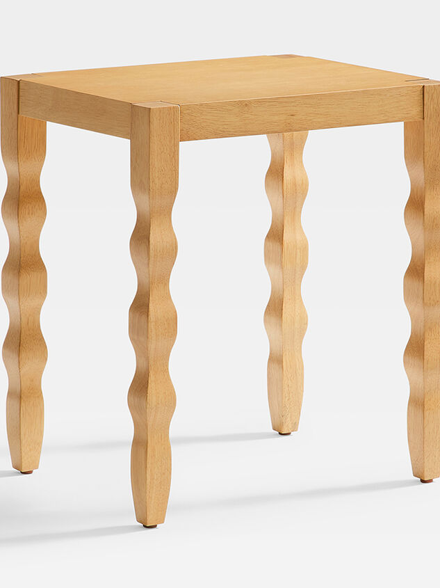 Kiera Wood Side Table Detail 3 - ALTAR'D STATE KIDS