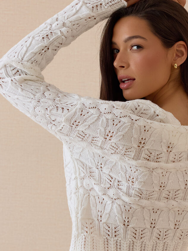 Ottiline Pointelle Button Up Top Detail 7 - AS Kids