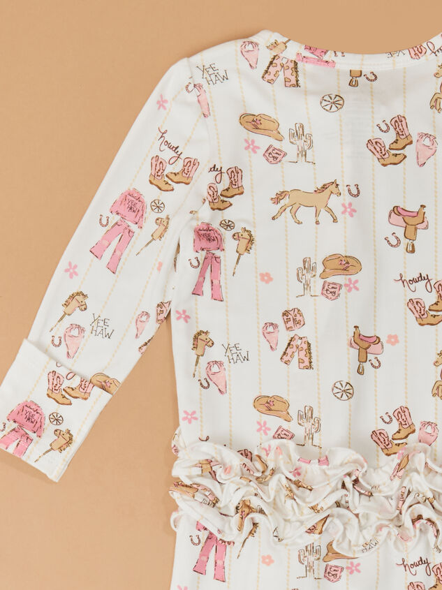 Pink Cowgirl Footie Detail 6 - ALTAR'D STATE KIDS