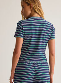 Santorini Striped Knit Top Detail 5 - AS Kids