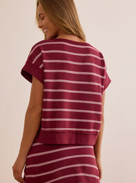 Lazy Days Stripe Top Detail 5 - AS Kids