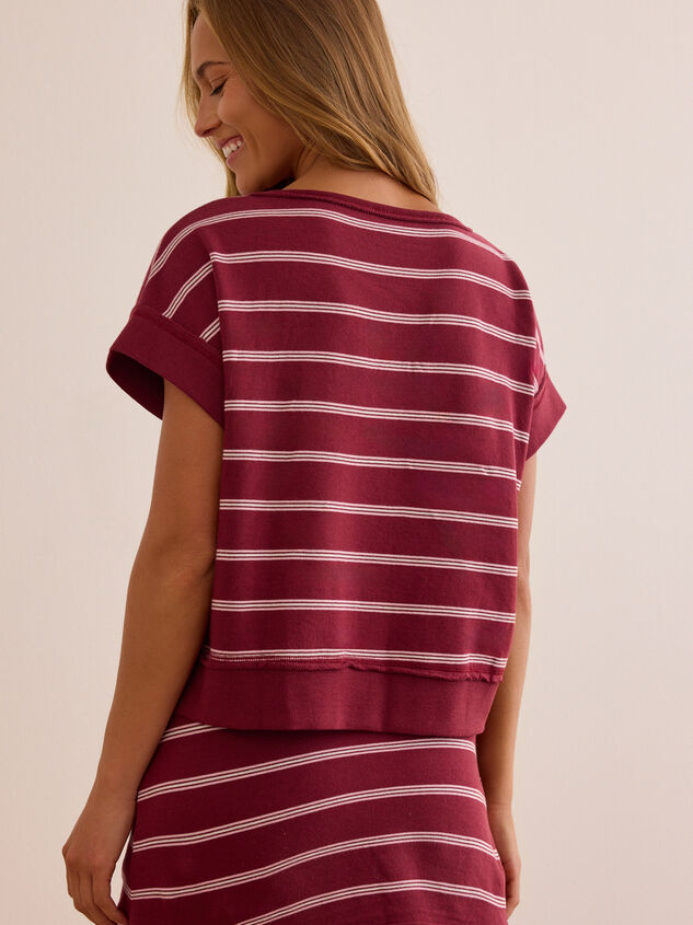 Lazy Days Stripe Top Detail 5 - AS Kids