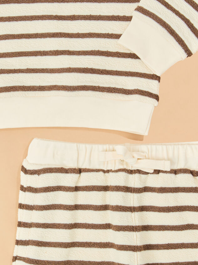 Derek Striped Top and Shorts Set Detail 2 - ALTAR'D STATE KIDS