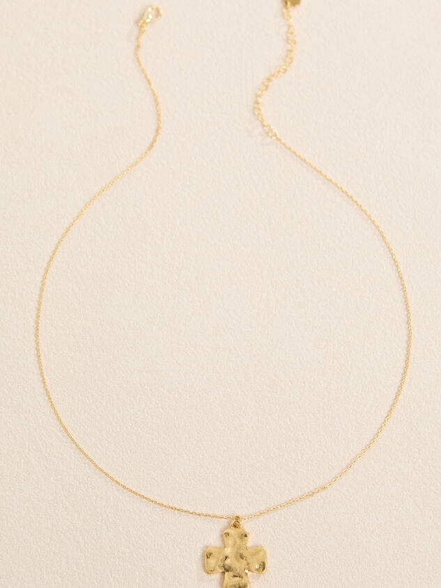 18K Gold Eloise Cross Necklace - AS Kids