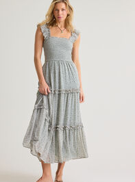 Blakelee Floral Midi Dress Detail 2 - AS Kids