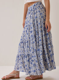 Solara Tiered Maxi Skirt Detail 4 - AS Kids