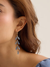 Resin Leaf Dangle Earrings - AS Kids