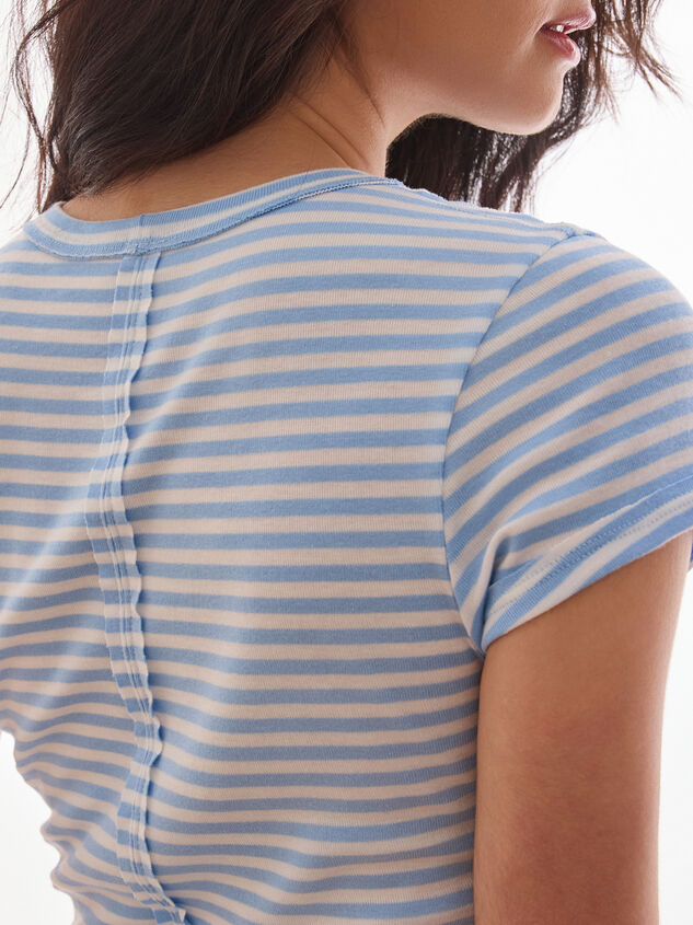 Balanced Stripe Baby Tee Detail 5 - ALTAR'D STATE KIDS