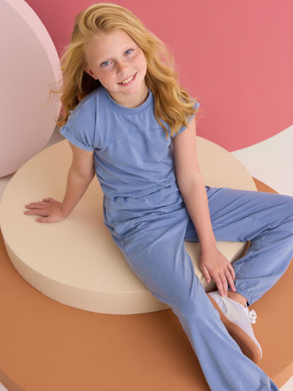 Addison Layered Tee And Jogger Set - AS Kids