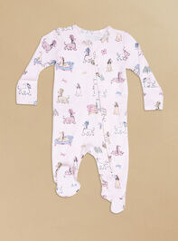 Fancy Dog Ruffle Footie - AS Kids