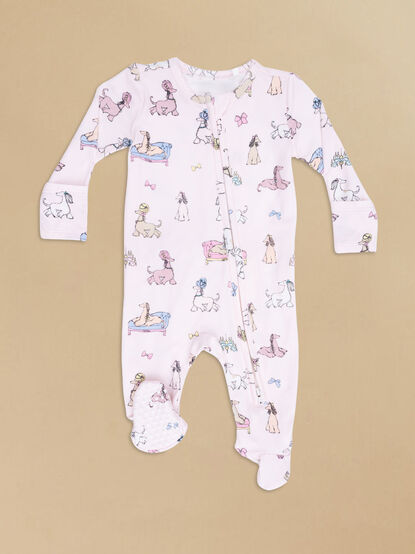 Fancy Dog Ruffle Footie - AS Kids
