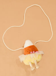 Candy Corn Plushie Purse Detail 2 - AS Kids