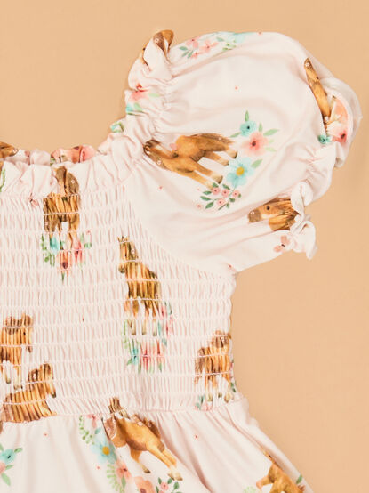 Penelope Pink Pony Smocked Twirl Dress - ALTAR'D STATE KIDS