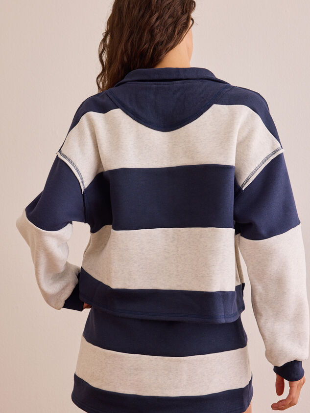 Overtime Striped Pullover Detail 4 - AS Kids