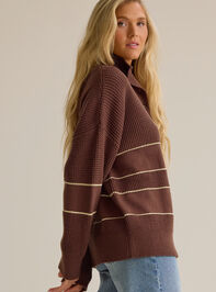 Lottie Stripe Button Up Sweater Detail 3 - AS Kids