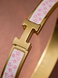 Floral H Bangle Bracelet Detail 2 - ALTAR'D STATE KIDS