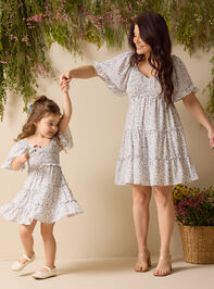 Laurel Smocked Floral Mama Dress - ALTAR'D STATE KIDS