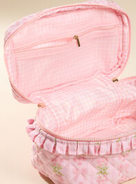 Oh So Fancy Pink Quilted Cosmetic Bag Detail 3 - ALTAR'D STATE KIDS