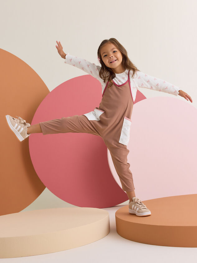 Floral Hang Tough Mini Jumpsuit Detail 2 - AS Kids
