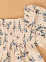 Saylor Floral Toddler Dress Detail 2 - AS Kids