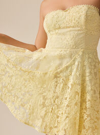 Karry Strapless Floral Dress Detail 2 - ALTAR'D STATE KIDS