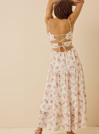 Edeline Floral Lace Maxi Dress Detail 5 - AS Kids