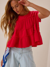 Mara Tiered Babydoll Top - AS Kids