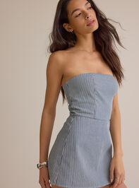 Paityn Stripe Strapless Romper Detail 4 - AS Kids
