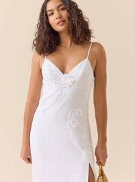 Margaret Linen Maxi Dress Detail 2 - ALTAR'D STATE KIDS