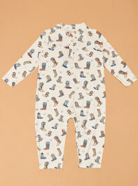 Buckaroo Boots Collared Romper - AS Kids