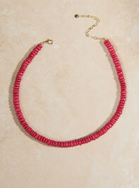 Ruby Beaded Necklace Detail 2 - ALTAR'D STATE KIDS