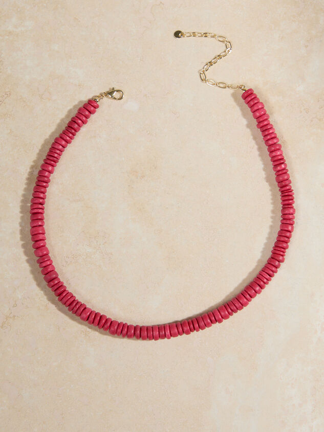 Ruby Beaded Necklace Detail 2 - ALTAR'D STATE KIDS