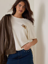 Autumn Postcard Graphic Tee Detail 2 - AS Kids