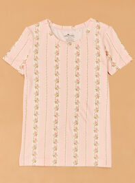 Antoinette Floral Striped Set Detail 4 - AS Kids